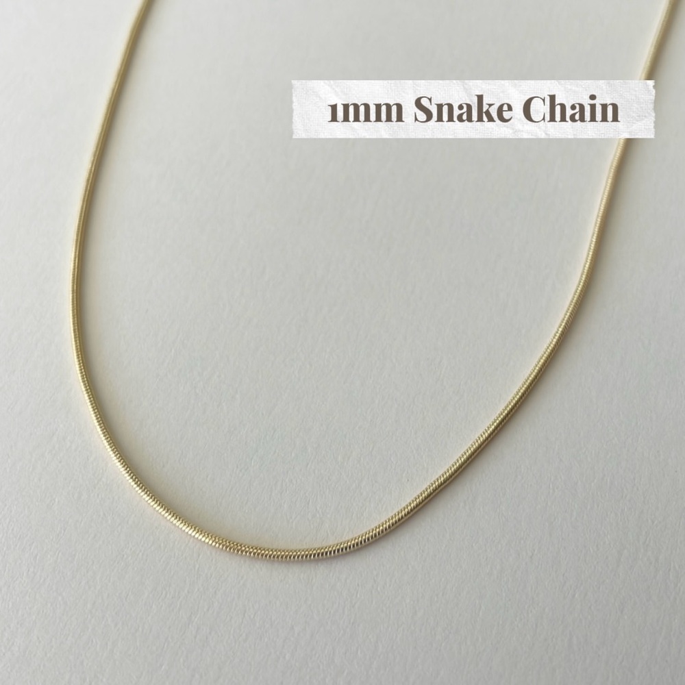 1mm Snake Chain